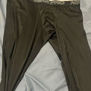 Nike Pro Black Athletic Tights Size M